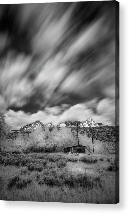 Tetons Acrylic Print featuring the photograph Teton Cloudscape by Jon Glaser