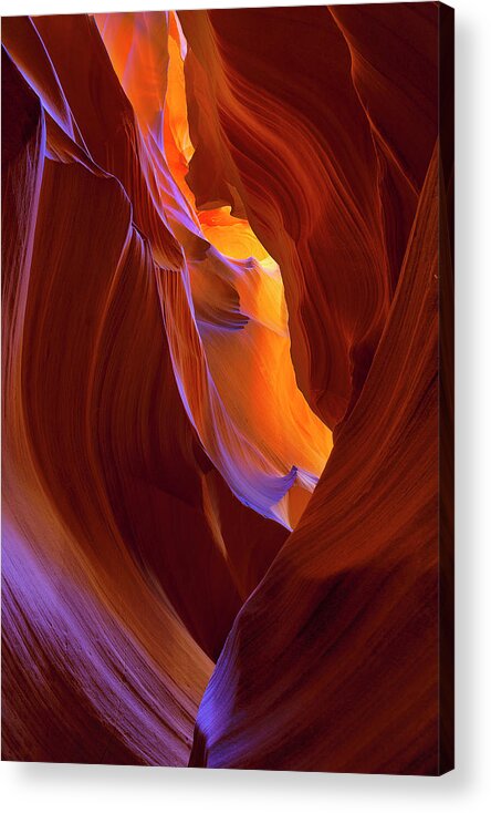 Antelope Canyon Acrylic Print featuring the photograph Upper Antelope Canyon II by Giovanni Allievi
