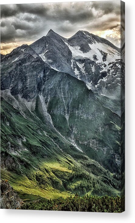 Mountains Acrylic Print featuring the photograph Austrian Alps by Gerlinde Keating - Galleria GK Keating Associates Inc