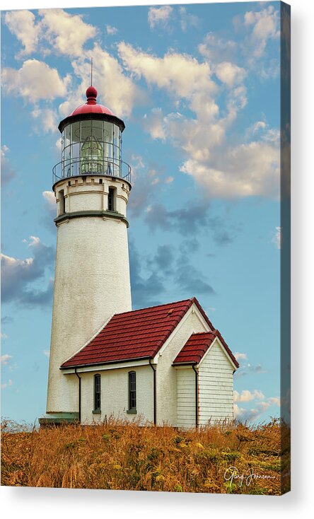 Cape-blanco-lighthouse Acrylic Print featuring the photograph Cape Blanco Lighthouse by Gary Johnson