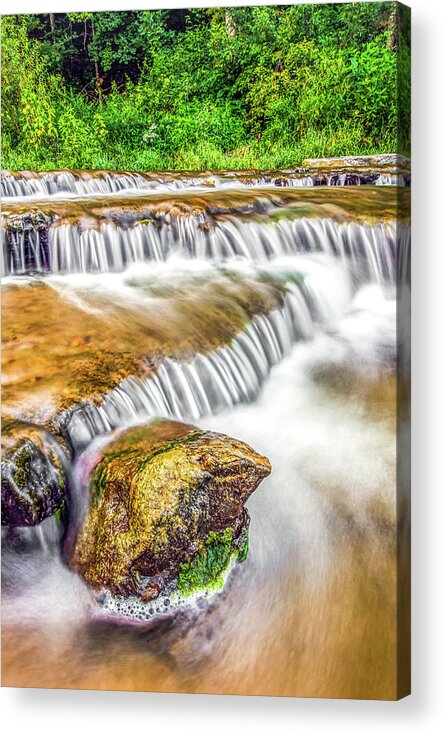 Water Acrylic Print featuring the photograph Swirling Around by Ed Newell