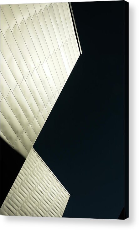 Architecture Acrylic Print featuring the photograph Steel 9805 by Rick Perkins
