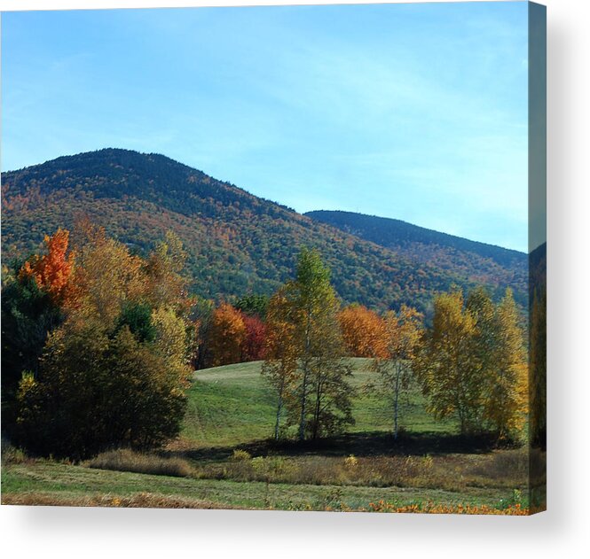 Acrylic Print Acrylic Print featuring the photograph Belknap Mountain #1 by Mim White