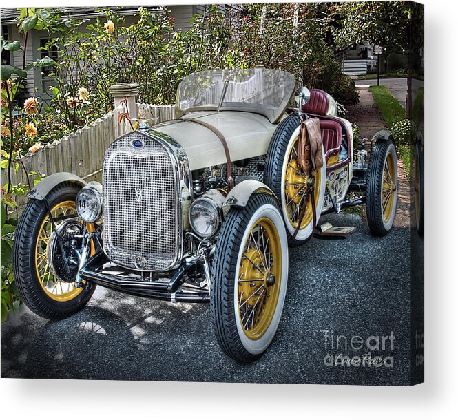 Ford Roadster Acrylic Print featuring the photograph Ford Roadster #1 by Louise Reeves