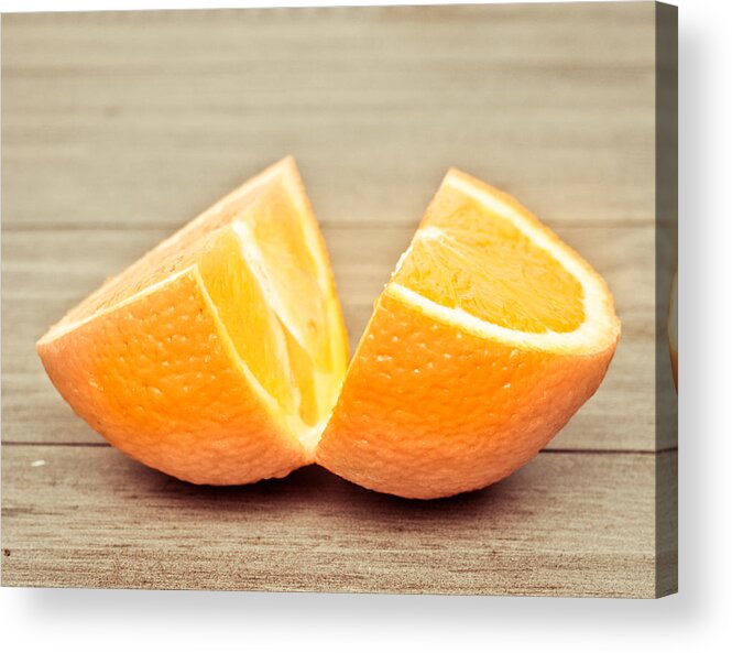 Antioxidant Acrylic Print featuring the photograph Orange #1 by Tom Gowanlock