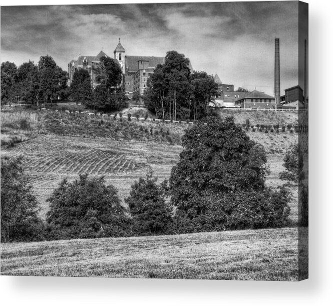 Greensburg Acrylic Print featuring the photograph Seton Hill College #1 by Coby Cooper