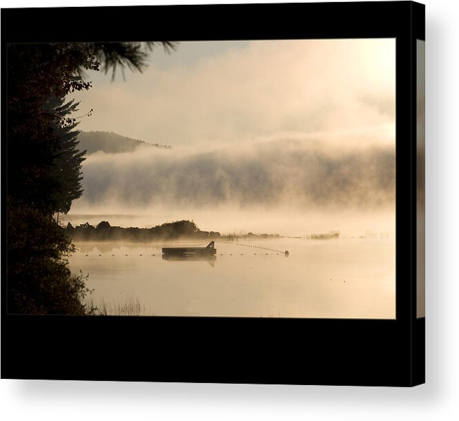 Camp Waldheim Acrylic Print featuring the photograph Swimming Area Closed by Monroe Payne