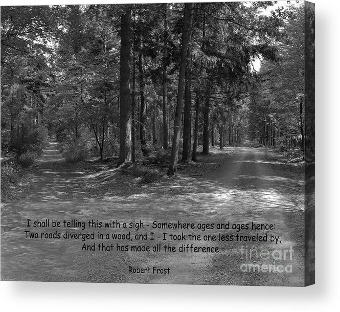  Acrylic Print featuring the photograph 12a- Robert Frost by Joseph Keane