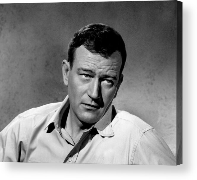 classic Acrylic Print featuring the photograph John Wayne by Retro Images Archive