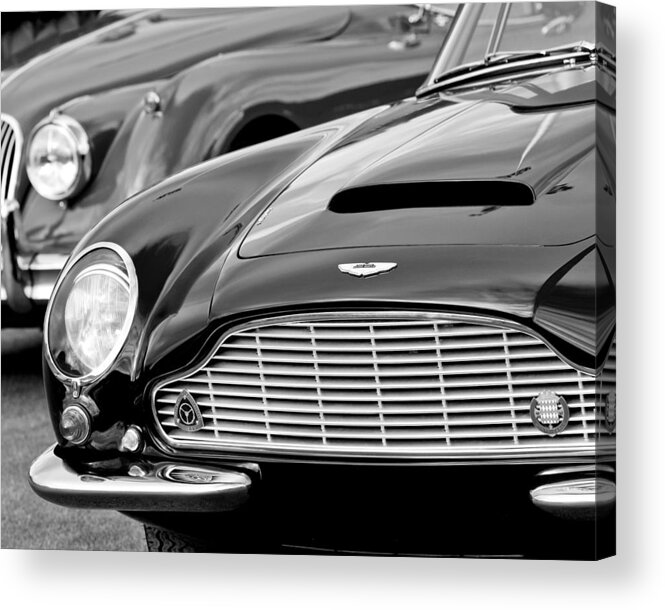 1965 Aston Martin Db6 Short Chassis Volante Acrylic Print featuring the photograph 1965 Aston Martin DB6 Short Chassis Volante #2 by Jill Reger