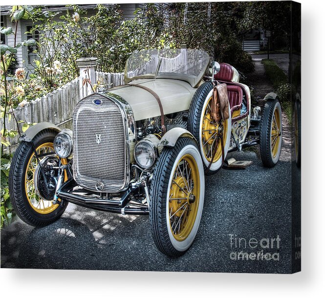Ford Roadster Acrylic Print featuring the photograph Ford Roadster #2 by Louise Reeves