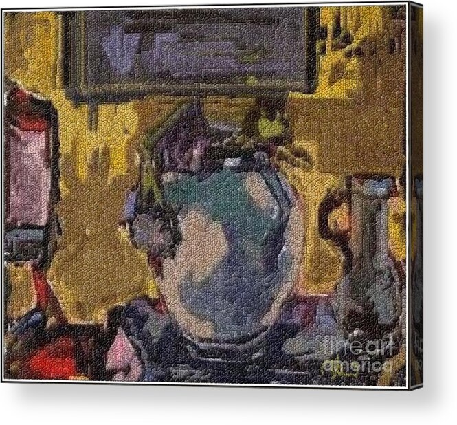 Interior Acrylic Print featuring the painting Interior #2 by Pemaro