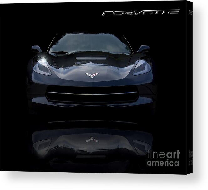 2014 Corvette Stingray Acrylic Print featuring the photograph 2014 Corvette Stingray by Ken Johnson
