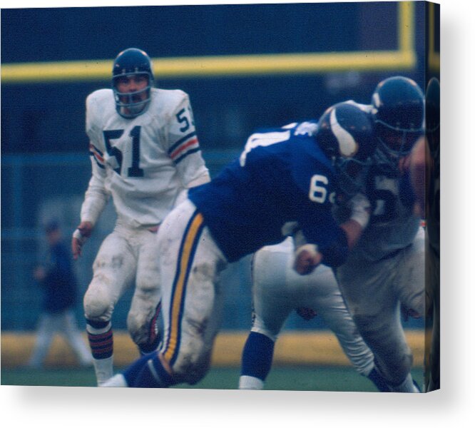 classic Acrylic Print featuring the photograph Dick Butkus #3 by Retro Images Archive