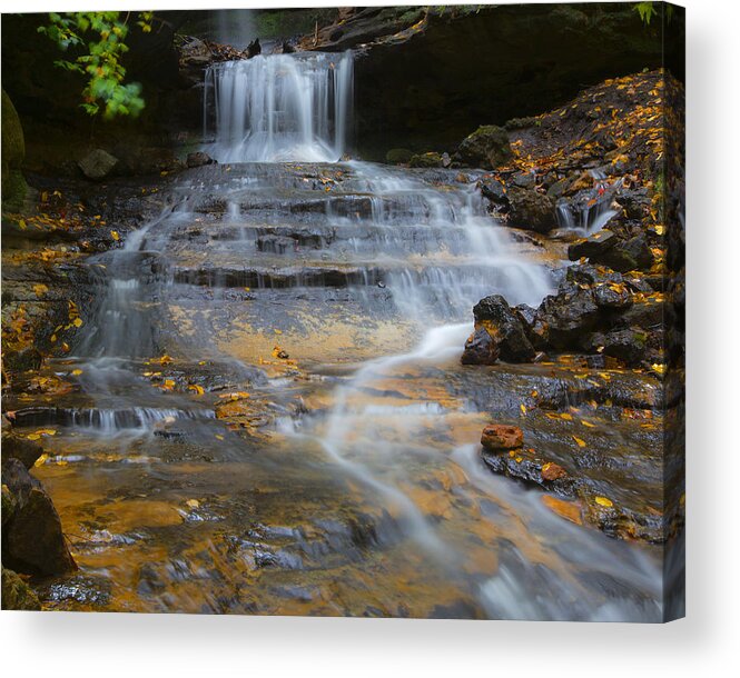 Autumn Acrylic Print featuring the photograph Horseshoe Falls #6 by Jack R Perry