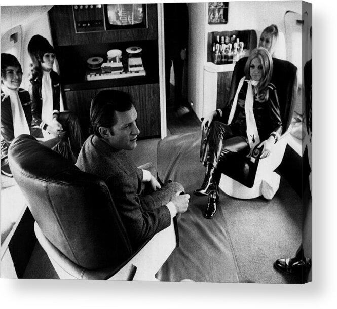 classic Acrylic Print featuring the photograph Hugh Hefner #8 by Retro Images Archive