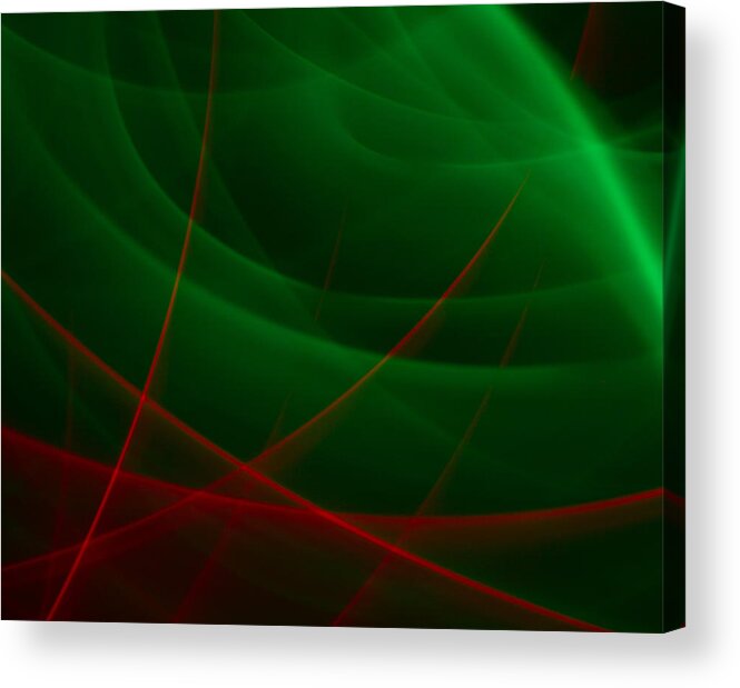 Photographic Light Painting Acrylic Print featuring the photograph Abstract 34 by Steve DaPonte