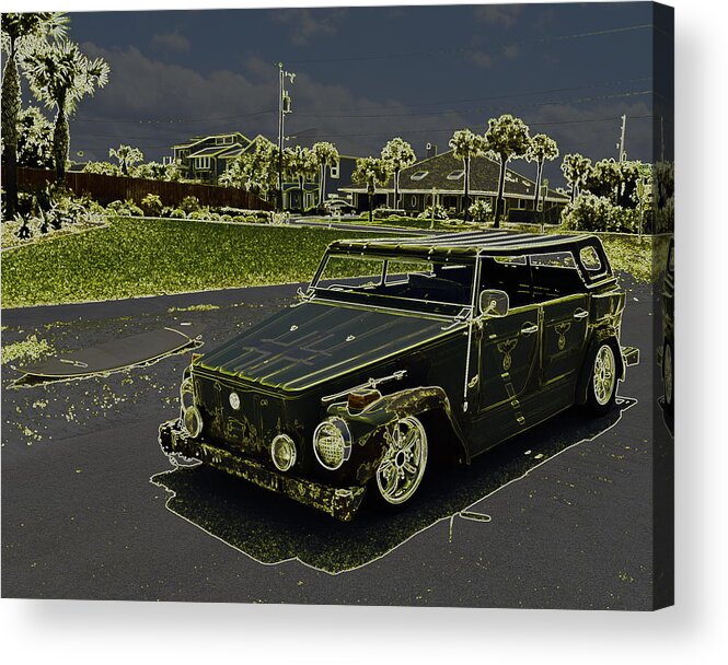 Vw Acrylic Print featuring the photograph Abstract Thing by Richard Reeve