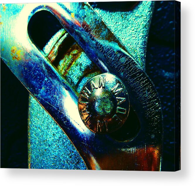 Hammer Acrylic Print featuring the photograph Adjustable Wrench P by Laurie Tsemak