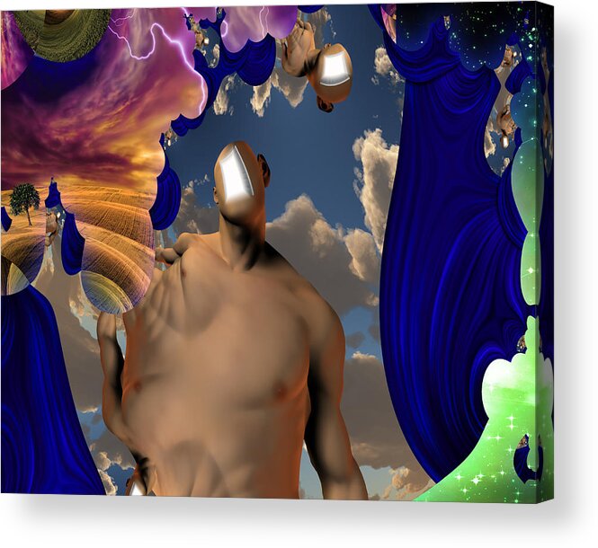 Story Acrylic Print featuring the digital art Allegory by Bruce Rolff