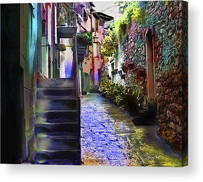 Digital Art Based On Realism For Canvas Acrylic Print featuring the digital art Alley by Phillip Mossbarger