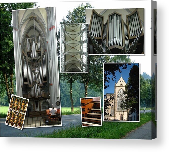 Altenberg Acrylic Print featuring the photograph Altenberg montage by Jenny Setchell