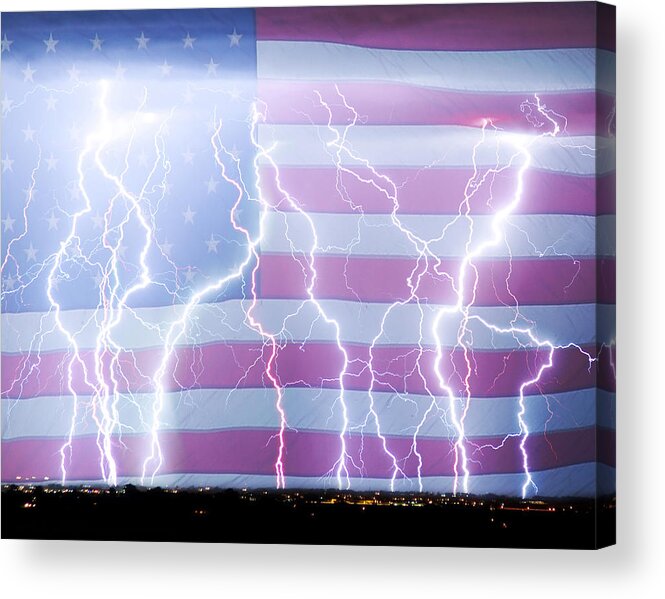 United States Acrylic Print featuring the photograph America the Powerful by James BO Insogna