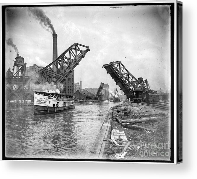 Loc Acrylic Print featuring the photograph Bascule bridge by Russell Brown