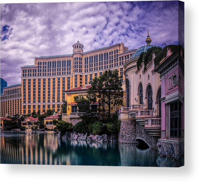 Tags Acrylic Print featuring the photograph Bellagio by Chris Bordeleau