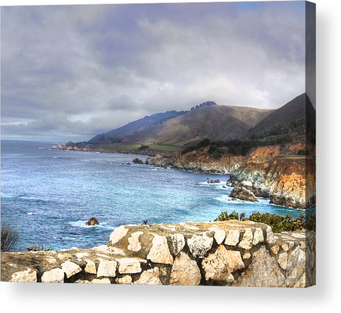 Seascape Art Acrylic Print featuring the photograph Big Sur by Kandy Hurley