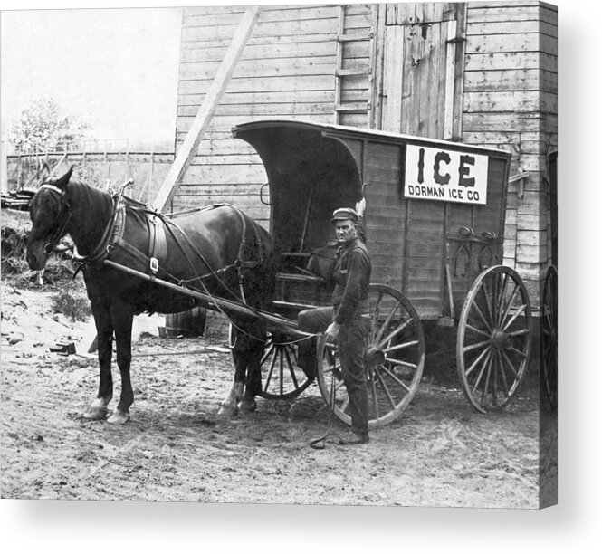 Ice delivery wagon African American 1899 GA photo CHOICES 5x7 or request 8x10 or 