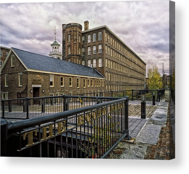 Boott Cotton Mills Acrylic Print featuring the photograph Boott Cotton Mills - Lowell Massachusetts by Mountain Dreams