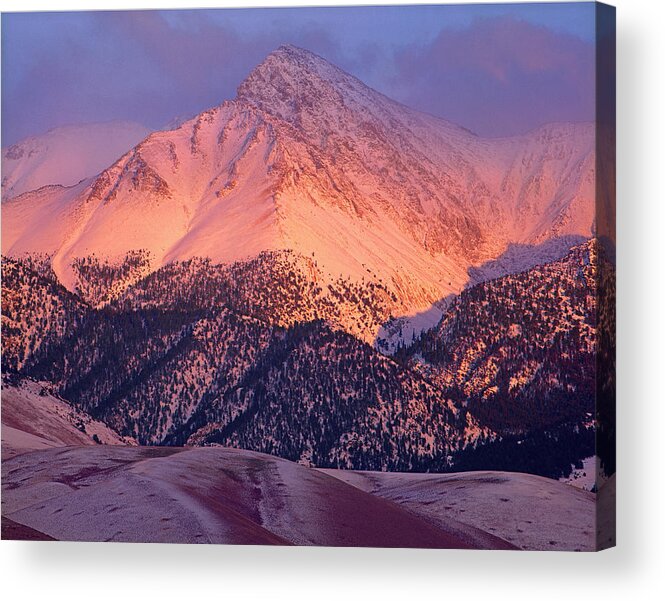 Borah Peak Acrylic Print featuring the photograph Borah Peak by Ed Cooper Photography