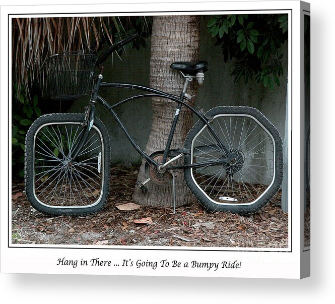 Bicycle Acrylic Print featuring the photograph Bumpy Ride by Mariarosa Rockefeller