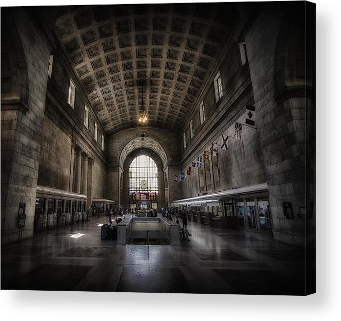 Architecture Acrylic Print featuring the photograph Burrow into your skin.... by Russell Styles