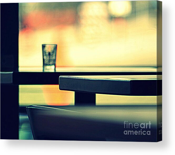 Cafe Acrylic Print featuring the photograph Cafe II by A K Dayton