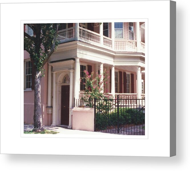 Charleston Acrylic Print featuring the digital art Charleston Architecture 4 by Joe Duket