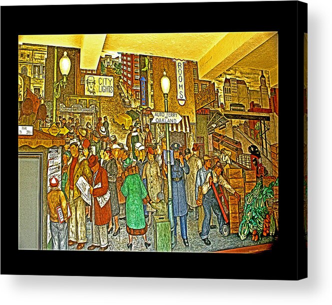 Coit Tower Acrylic Print featuring the photograph Citizens of San Francisco by Joseph Coulombe