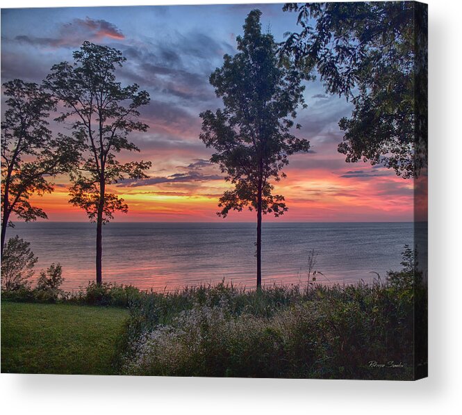 Sunset Acrylic Print featuring the photograph Color Explosion by Rebecca Samler