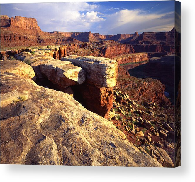 National Park Acrylic Print featuring the photograph Colorado River Overlook by Ray Mathis