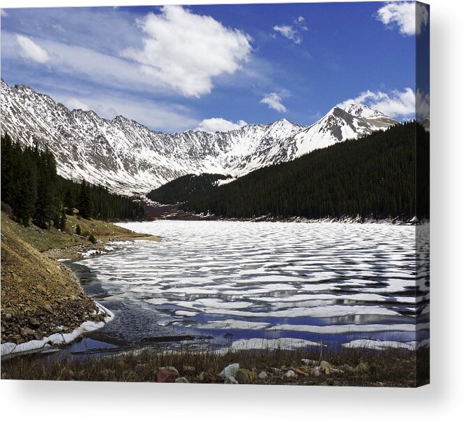 Continental Divide Acrylic Print featuring the photograph Continental Divide by Carl Sheffer