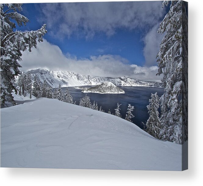 Crater Acrylic Print featuring the photograph Crater Lake/ Wizard Island by Todd Kreuter