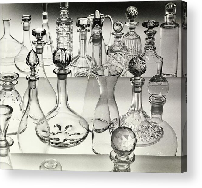 Studio Shot Acrylic Print featuring the photograph Decanters by Bill Helms