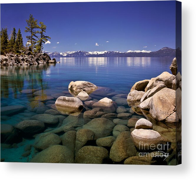 Lake Tahoe Acrylic Print featuring the photograph Deep Looks by Vance Fox