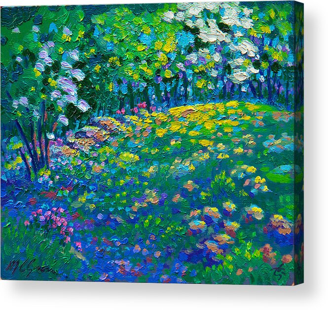 Pennsylvania Acrylic Print featuring the painting Dogwoods Day by Michael Gross
