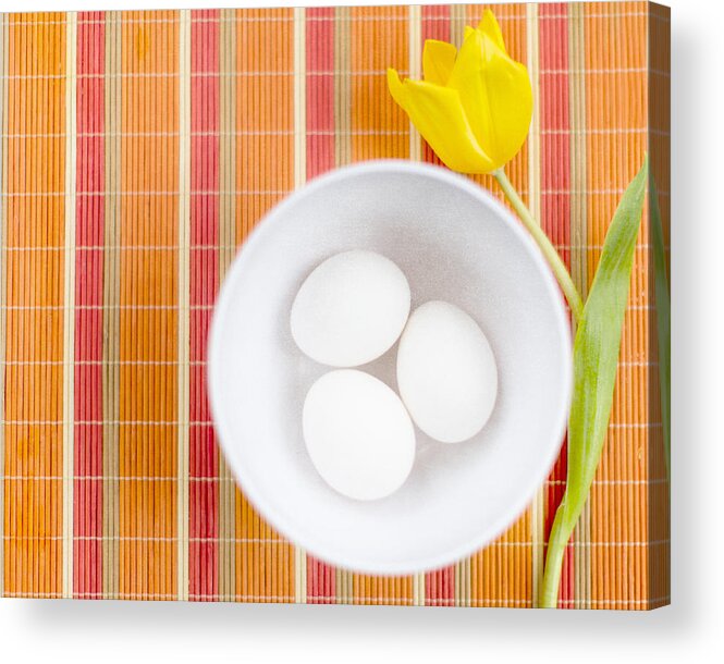 Eggs Acrylic Print featuring the photograph Eggs by Rebecca Cozart