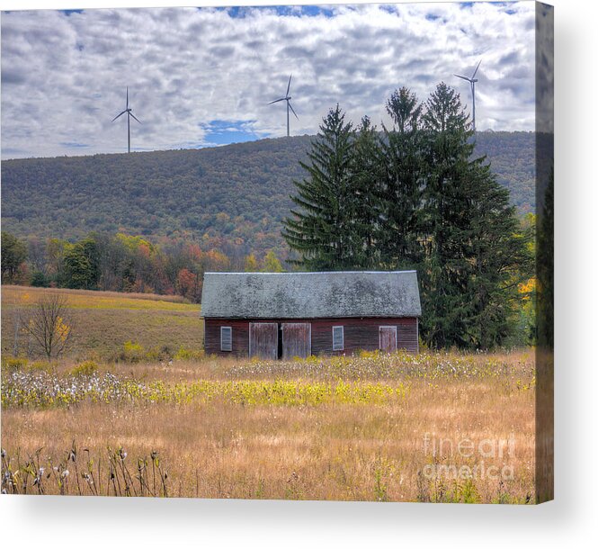 Windmill Acrylic Print featuring the photograph Energy by Rick Kuperberg Sr