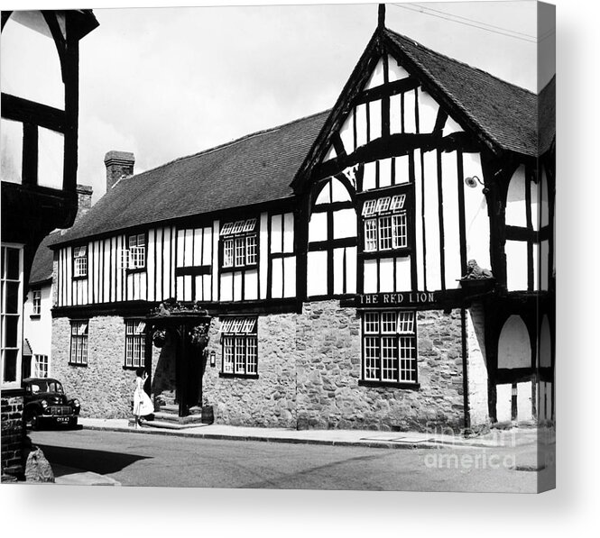 20th Century Acrylic Print featuring the photograph England: Red Lion Inn by Granger