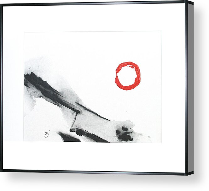 Minimalist Acrylic Print featuring the painting Essence No. 157 by Richard Buckley