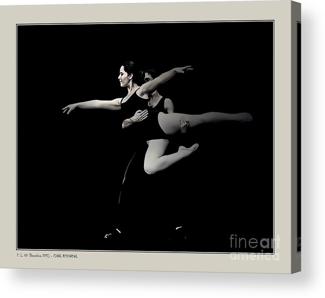 Animals Acrylic Print featuring the photograph Final Rehearsal by Pedro L Gili